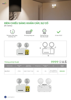 Báo giá đèn khẩn cấp 2026